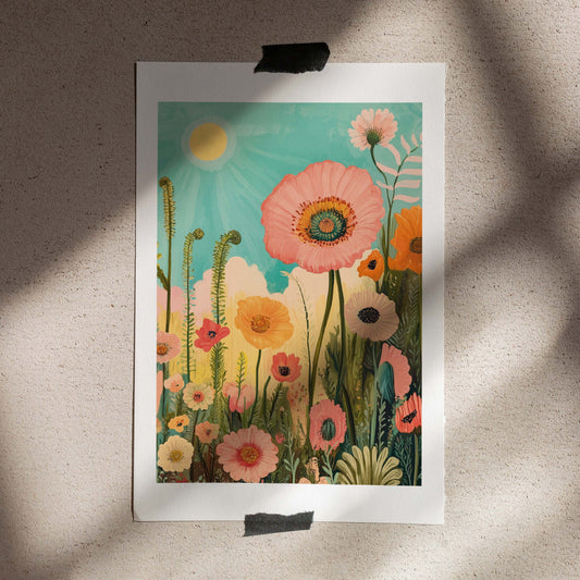 Poster 50x70 Flower Power