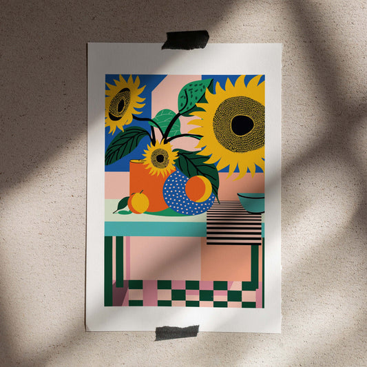 Poster 50x70 Sunflowers