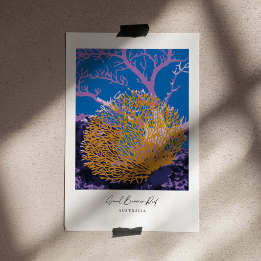 Poster 50x70 Great Barrier Reef