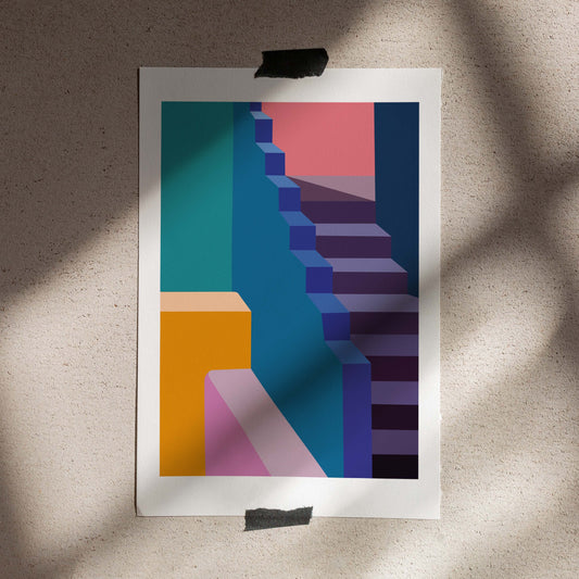 Poster 50x70 Stairs