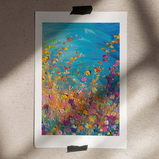 Poster 50x70 Flower power