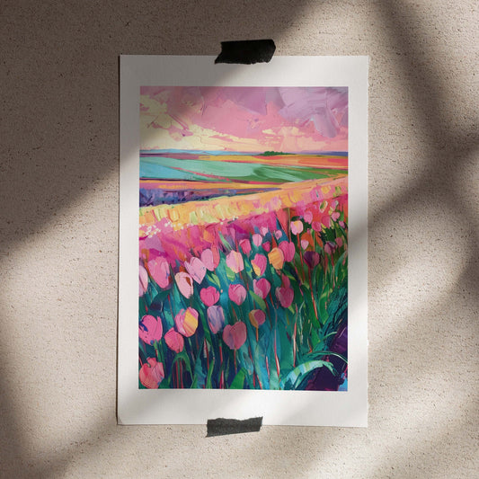 Poster 50x70 Tulips