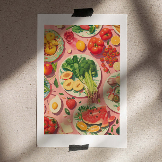 Poster 50x70 Peachy