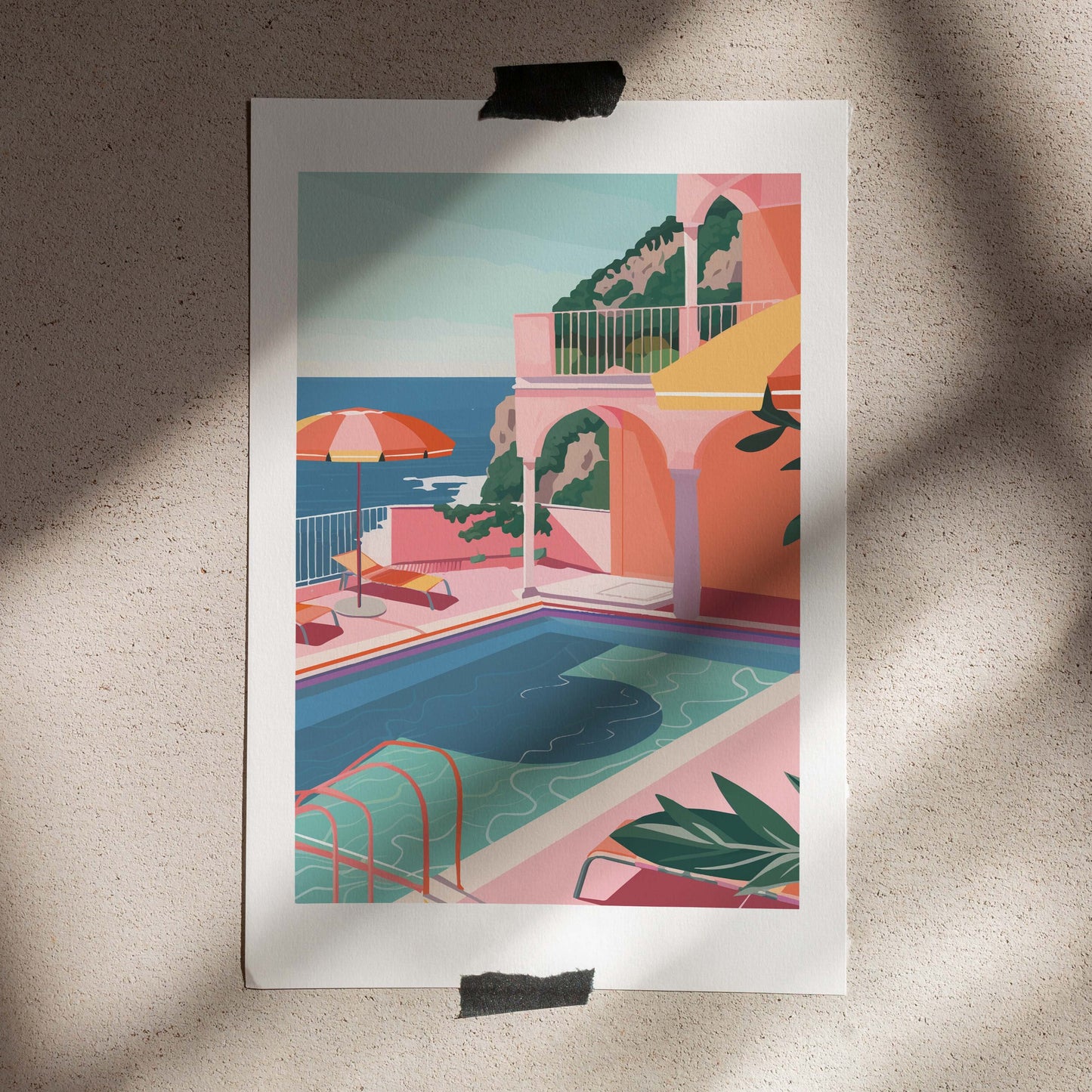 Poster 50x70 Italian coast