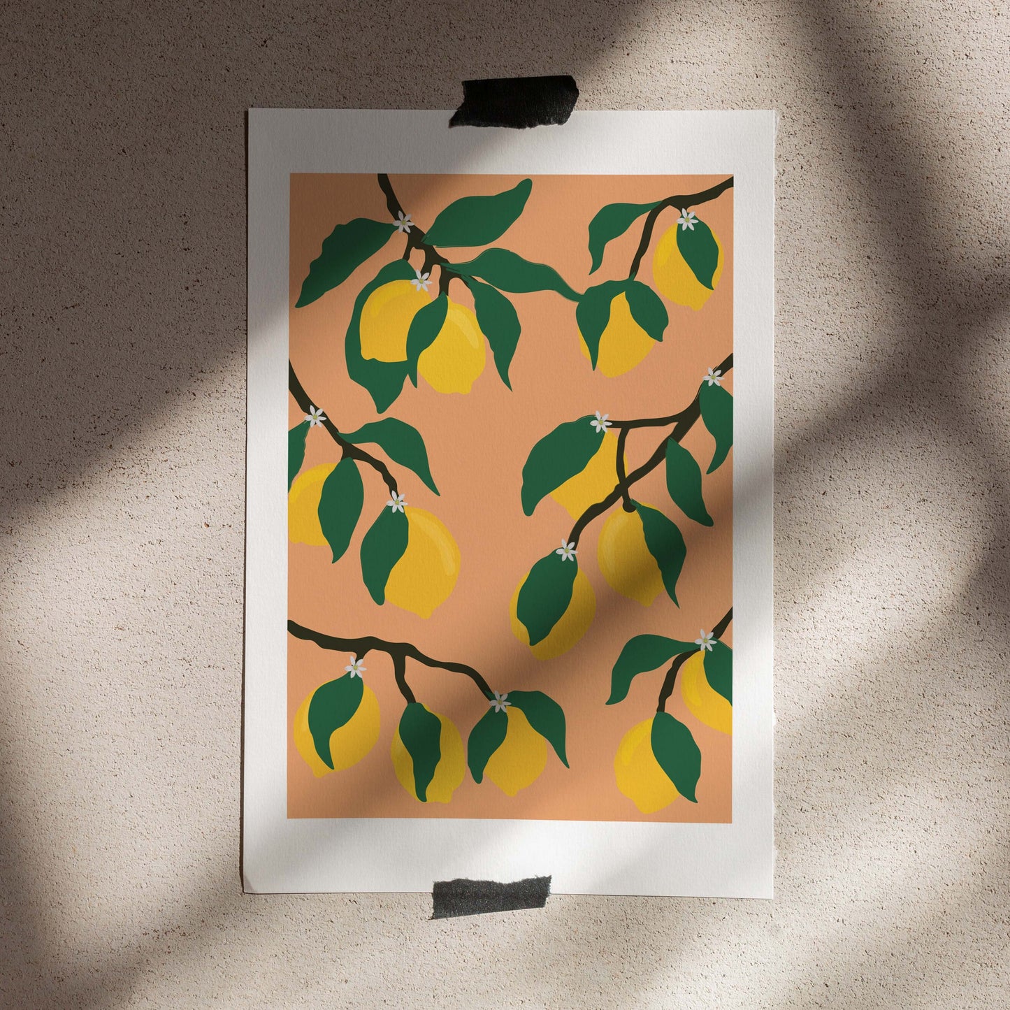 Poster 50x70 Lemon Apricot